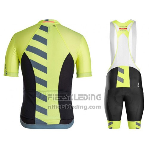 2016 Fietskleding Trek Bontrager Groen en Zwart Korte Mouwen en Koersbroek